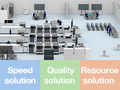 Quantity x Quality x Labor-saving: Yamaha’s SMT solution for your entire plant